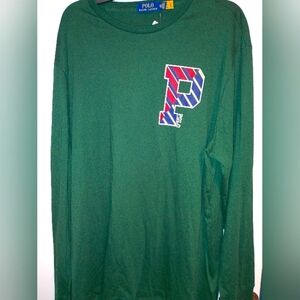 Green Long Sleeve Polo Shirt